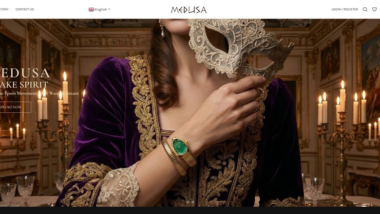 Medusa Watches 网站案例